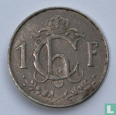 Luxembourg 1 franc 1962 - Image 2