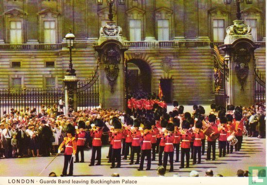 Guards Band leaving Buckingham Palace