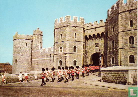 Guards leaving Windsor Castle