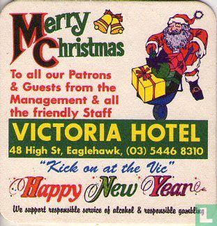 Victoria Hotel / Merry Christmas Happy New Year - Afbeelding 1