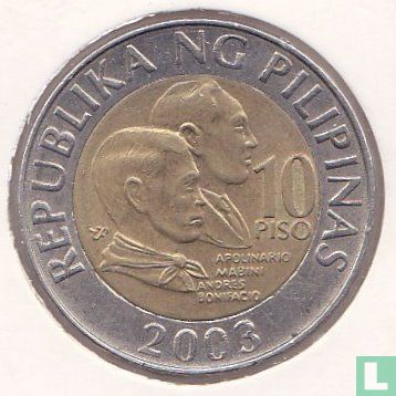 Filipijnen 10 piso 2003 - Afbeelding 1