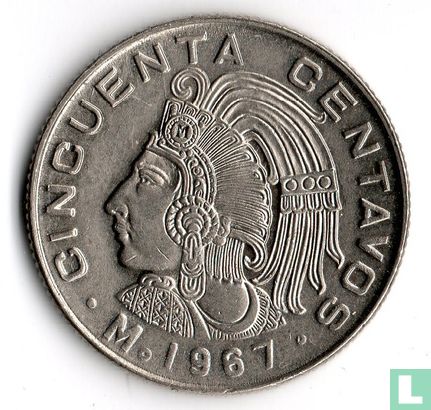 Mexiko 50 Centavo 1967 - Bild 1