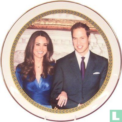 Bord huwelijk William & Kate - Afbeelding 1