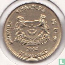 Singapore 5 cents 2004 - Image 1