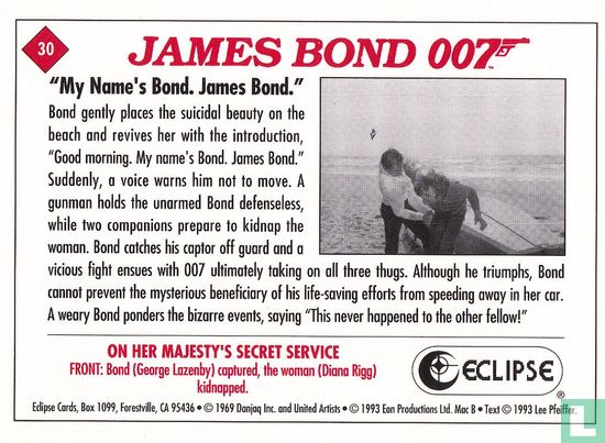My name's Bond, James Bond - Afbeelding 2