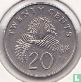 Singapour 20 cents 1997 - Image 2