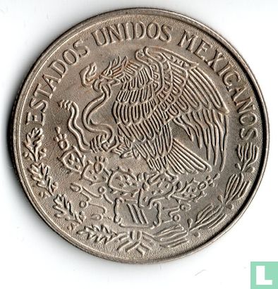 Mexique 1 peso 1977 (date épaisse) - Image 2