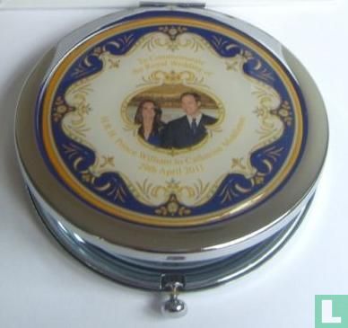 Compacte spiegel huwelijk William & Kate