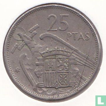 Espagne 25 pesetas 1957 (71) - Image 1