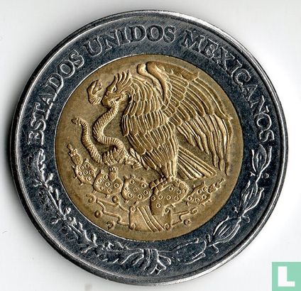 Mexique 5 pesos 1998 - Image 2