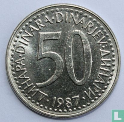 Jugoslawien 50 Dinara 1987 - Bild 1