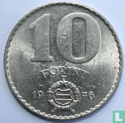 Hongarije 10 forint 1976 - Afbeelding 1