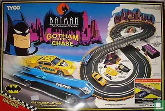 Batman The Animated Series Gotham City Chase Racing Set 