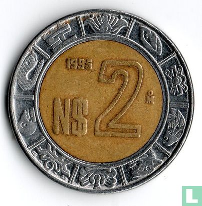 Mexique 2 nuevo pesos 1995 - Image 1