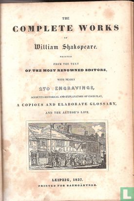 The complete works of William Shakspeare - Bild 3