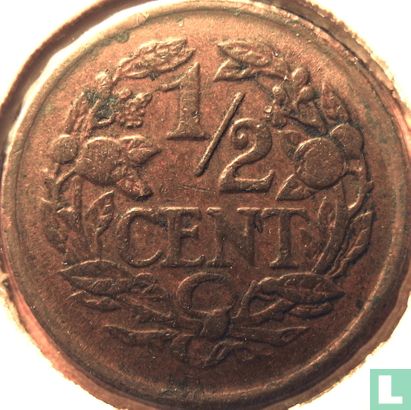 Niederlande ½ Cent 1938 - Bild 2