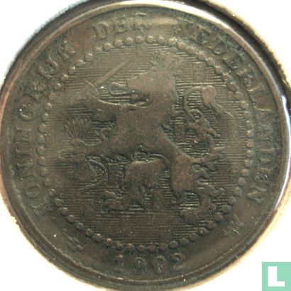 Netherlands 1 cent 1902 (type 2) - Image 1