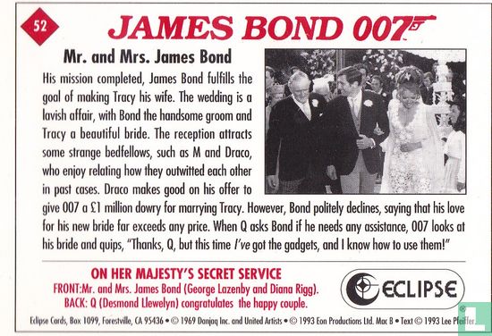 Mr and Mrs James Bond - Afbeelding 2