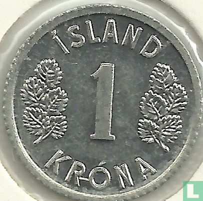 Island 1 Króna 1976 - Bild 2
