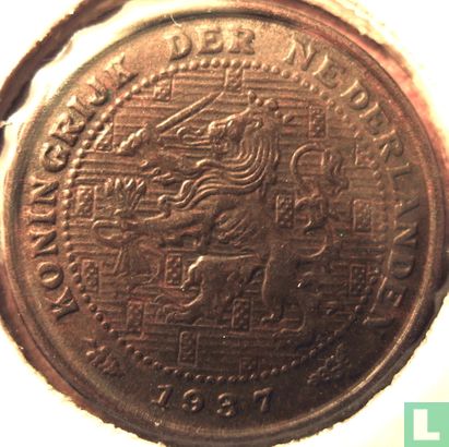 Niederlande ½ Cent 1937 - Bild 1