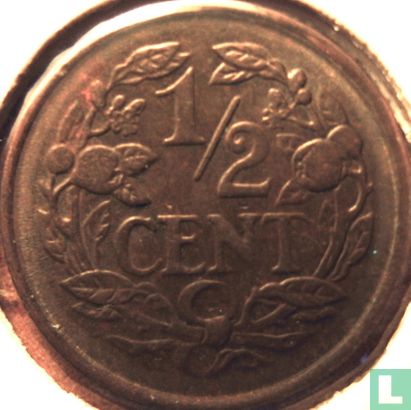 Nederland ½ cent 1937 - Afbeelding 2