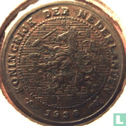 Netherlands ½ cent 1936 - Image 1