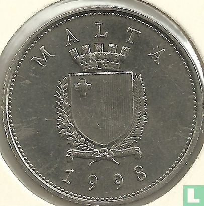 Malta 25 cents 1998 - Image 1