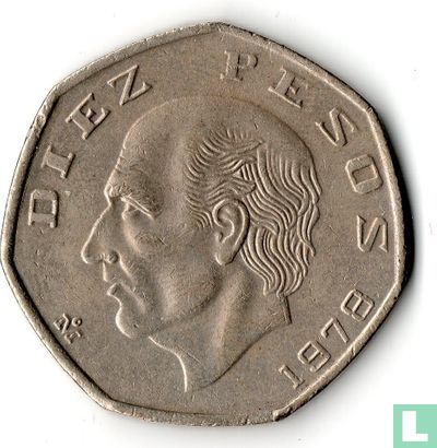 Mexico 10 pesos 1978 - Afbeelding 1