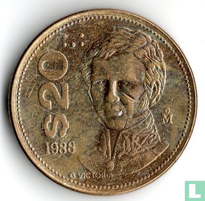 Mexique 20 pesos 1988 - Image 1
