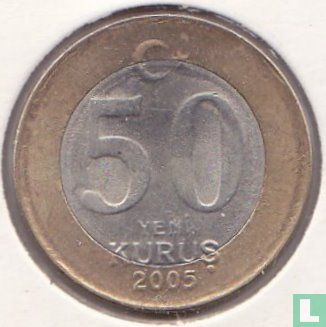 Turkey 50 yeni kurus 2005 - Image 1