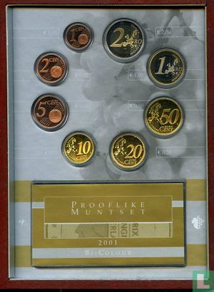 Netherlands mint set 2001 (PROOFLIKE) - Image 1