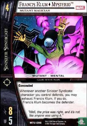 Francis Klum, Mysterio, Mutant Magician - Afbeelding 1