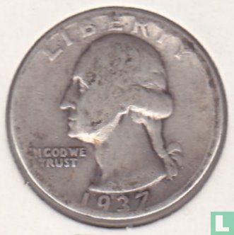Vereinigte Staaten ¼ Dollar 1937 (ohne Buchstabe) - Bild 1