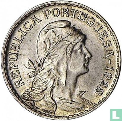 Portugal 1 escudo 1928 - Image 1