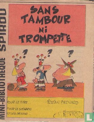 Sans tambour ni trompette - Afbeelding 1