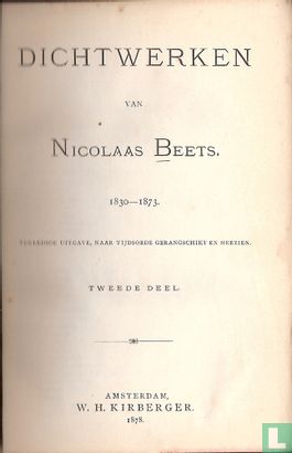 Dichtwerken van Nicolaas Beets, 1830-1873. 2 - Image 2