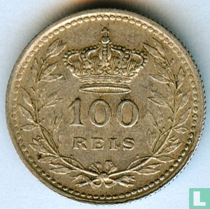 Portugal 100 réis 1910 - Afbeelding 2