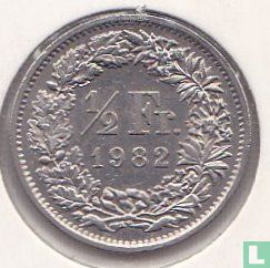 Zwitserland ½ franc 1982 - Afbeelding 1