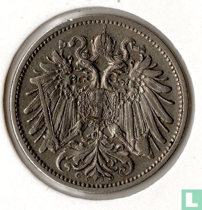Austria 20 heller 1907 - Image 2