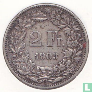 Zwitserland 2 francs 1903 - Afbeelding 1