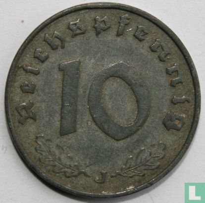 German Empire 10 reichspfennig 1941 (J) - Image 2