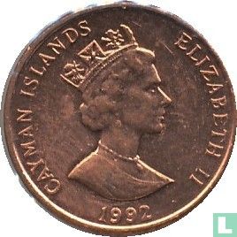 Îles Caïmans 1 cent 1992 - Image 1