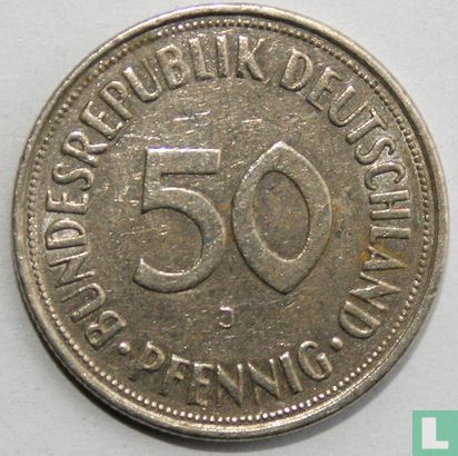 Allemagne 50 Pfennig 1968 (J) - Image 2