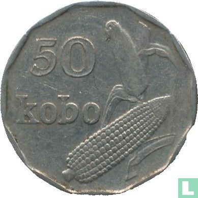 Nigeria 50 Kobo 1991 - Bild 2