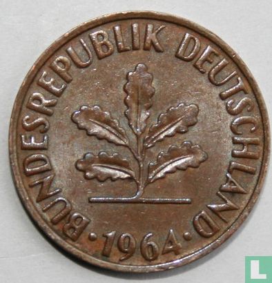 Allemagne 2 pfennig 1964 (D) - Image 1