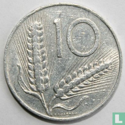 Italië 10 lire 1966 - Afbeelding 2