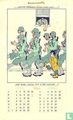 Kalender voor het jaar 1944 - Afbeelding 1