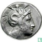 Griekenland, Lucania, Thourioi, dubbele nomos, 410-330 BC - Afbeelding 1