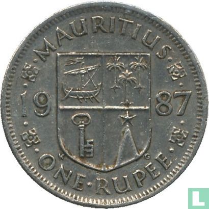 Maurice 1 rupee 1987 - Image 1