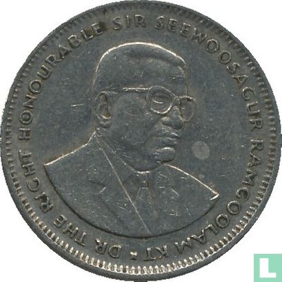 Mauritius 1 rupee 1987 - Image 2